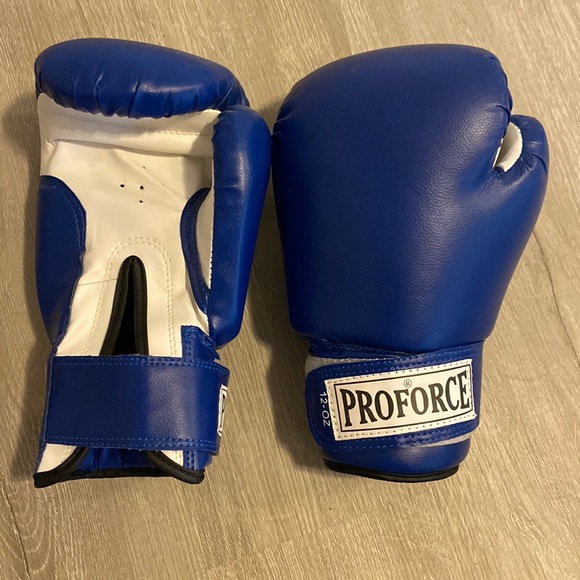 proforce Accessories - Proforce boxing gloves, 12oz, blue. Never used, excellent condition!